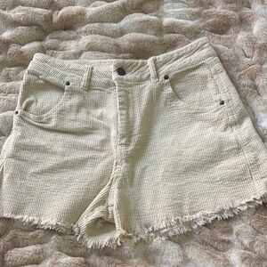 O'Neill Women's Tan Corduroy Jean Shorts